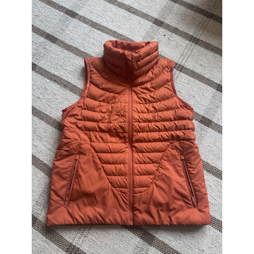 Lululemon Lightweight Relaxed Fit Goose Down Canyon Vest Orange Women’s 4